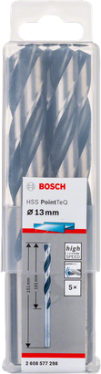 Bosch PointTeQ 13mm 麻花鑽頭套裝。